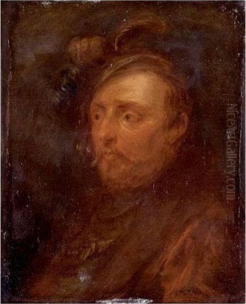 Portrait Of A Gentleman Oil Painting by Harmenszoon van Rijn Rembrandt