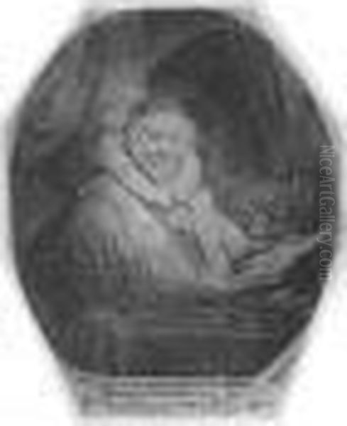 Jan Uytenbogaert, Preacher Of The Remonstrants (b., Holl.279; H.128; Bb.35-d) Oil Painting by Harmenszoon van Rijn Rembrandt