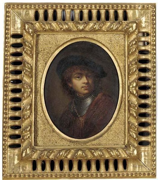 Self-portrait Of The Artist Oil Painting by Harmenszoon van Rijn Rembrandt