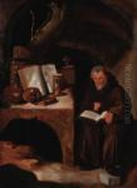 Saint Jerome Oil Painting by Harmenszoon van Rijn Rembrandt