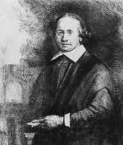 Jan Antonides Van Der Linden (b., Holl. 264; H. 268) Oil Painting by Harmenszoon van Rijn Rembrandt