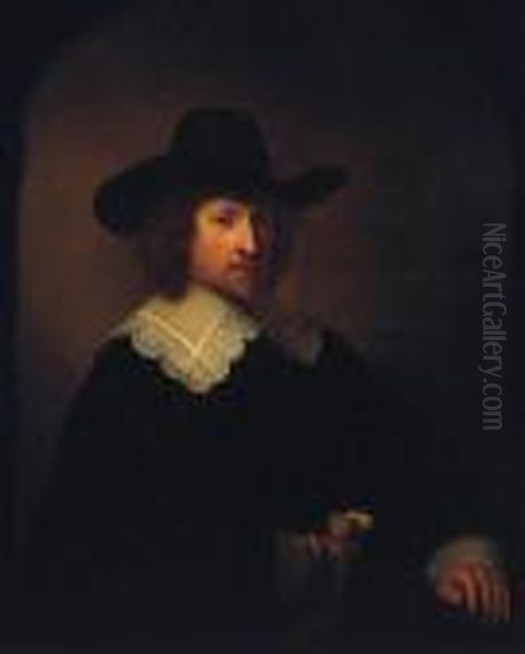 Portrait Of Nicolaes Van Bambeeck Oil Painting by Harmenszoon van Rijn Rembrandt