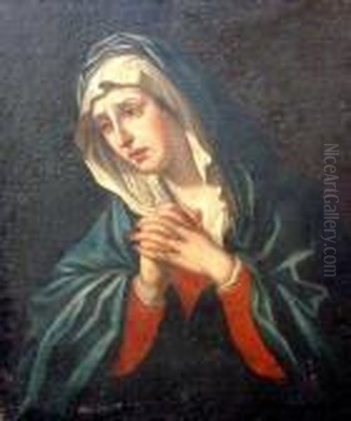  Vierge Aux Mains Jointes  Oil Painting by Guido Reni