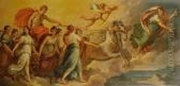 Aurora Oil Painting by Guido Reni