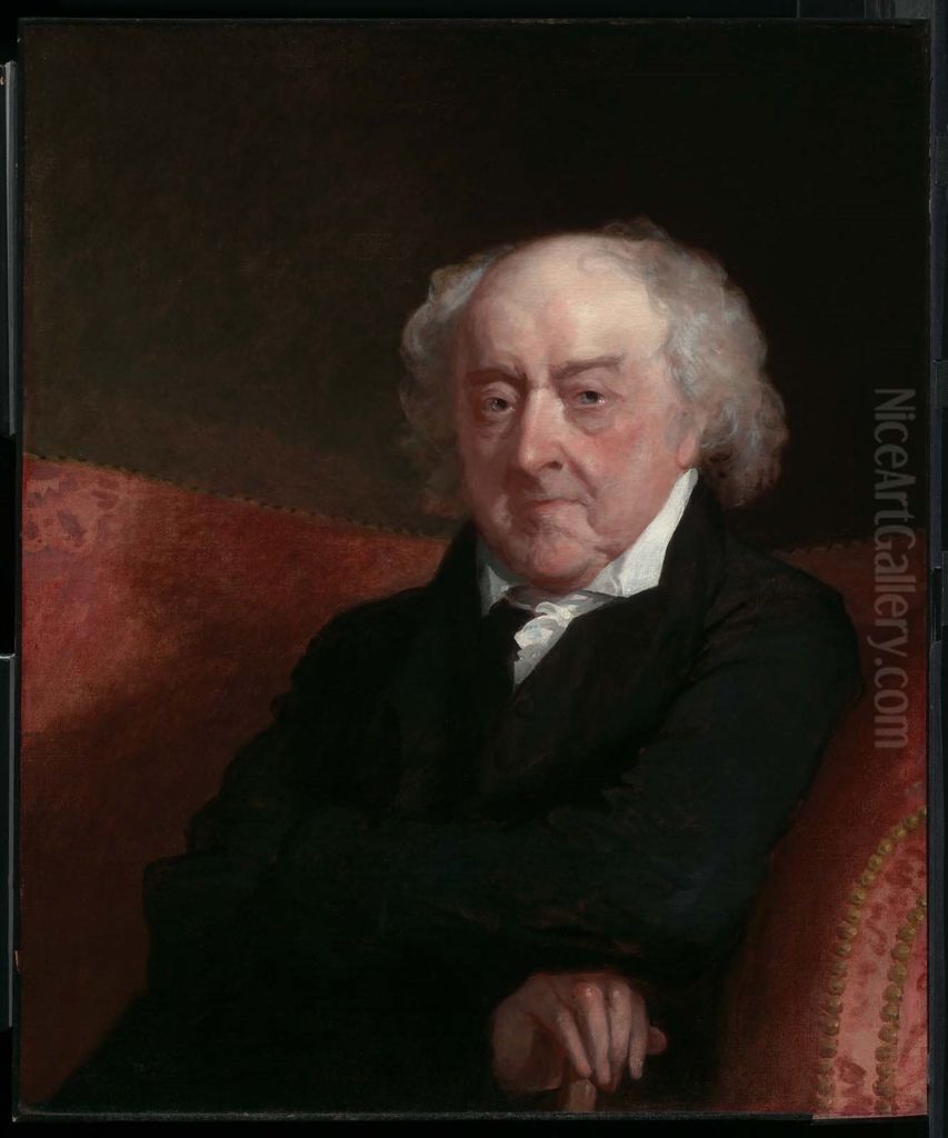 John Adams Oil Painting by Gilbert Stuart