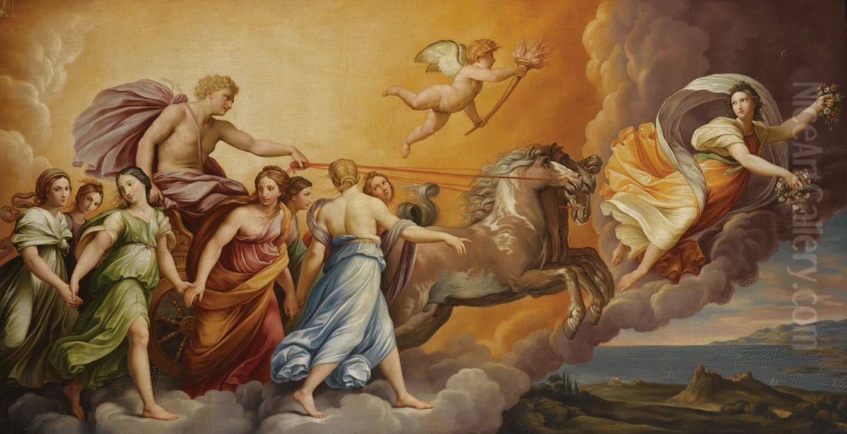 The Triumph Of Aurora Oil Painting by Guido Reni