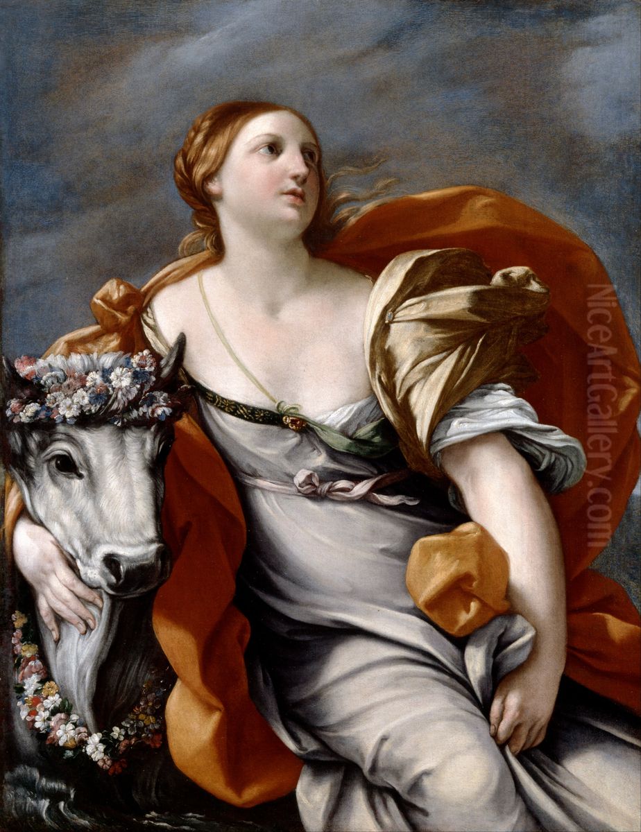 Europa And The Bull Oil Painting by Guido Reni