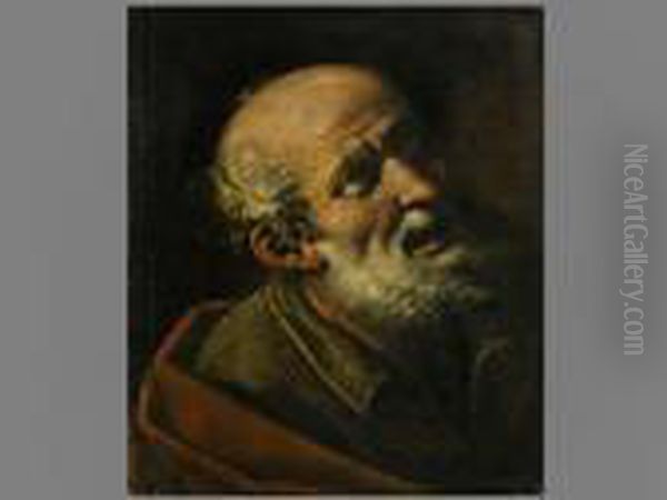 Portrait Eines Apostels Oil Painting by Guido Reni
