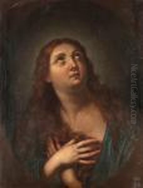 The Penitent Magdalene Oil Painting by Guido Reni