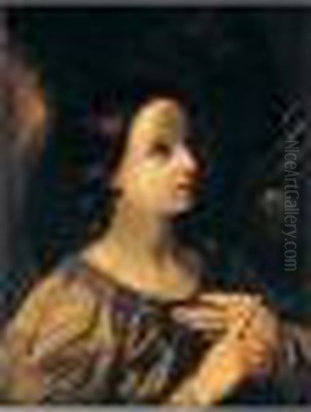 The Angel Of The Annunciation Oil Painting by Guido Reni