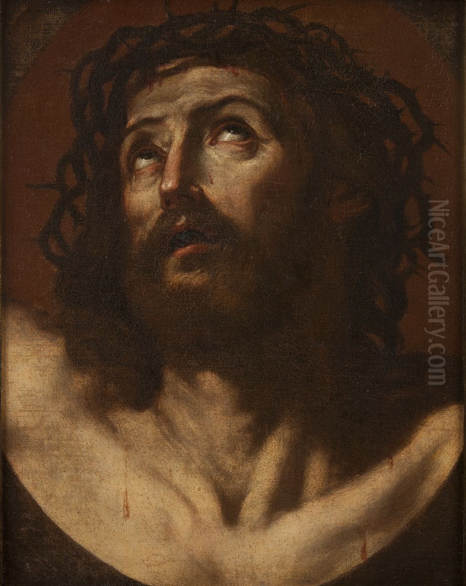 Christ Crowned With Thorns Oil Painting by Guido Reni