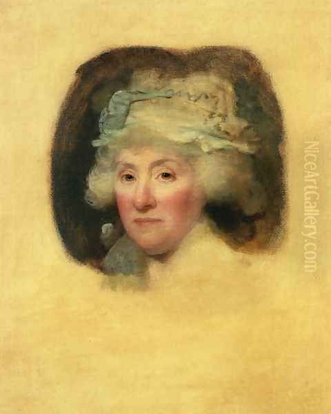 Mrs. Robert Morris Oil Painting by Gilbert Stuart