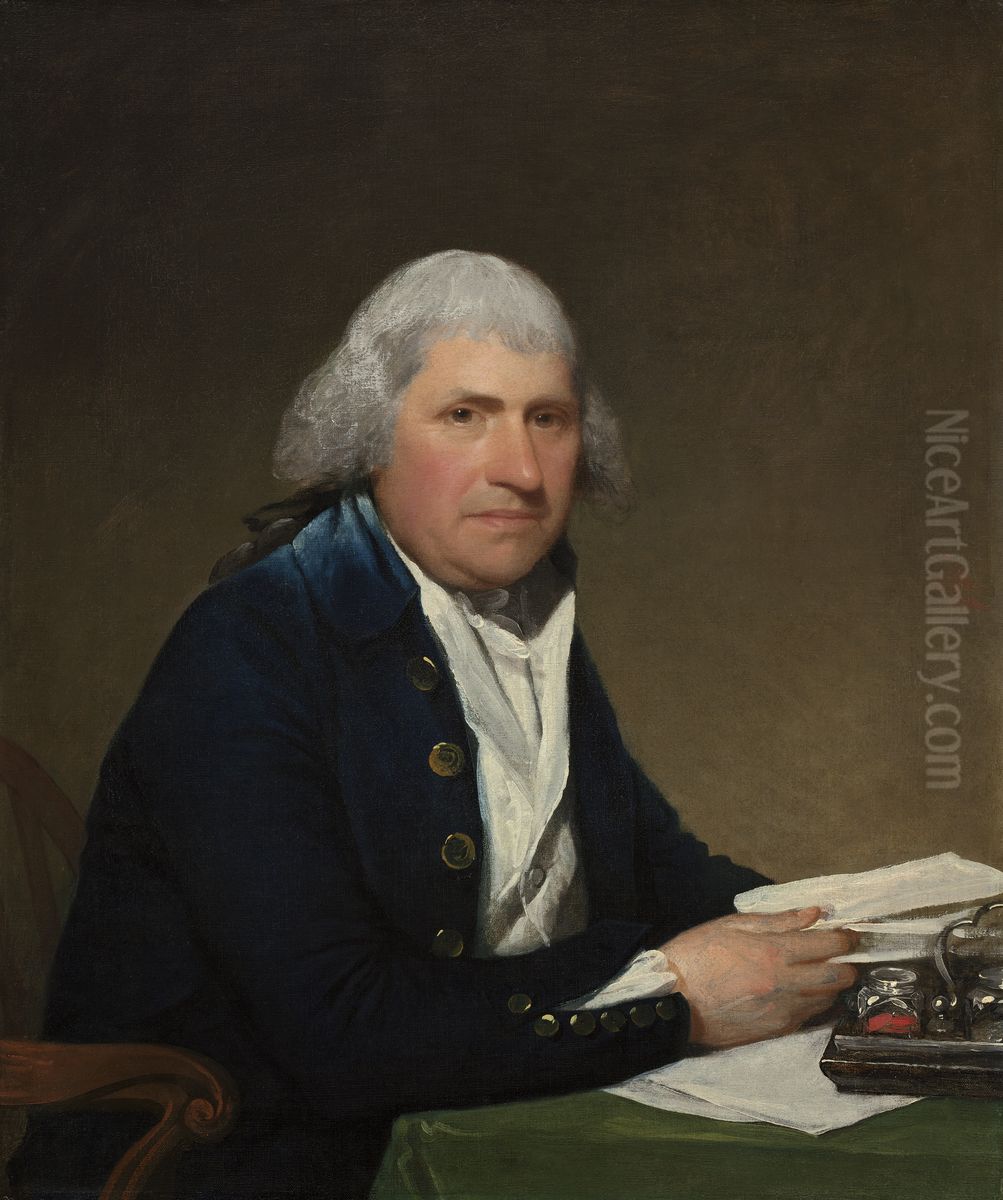 Richard Yates Oil Painting by Gilbert Stuart