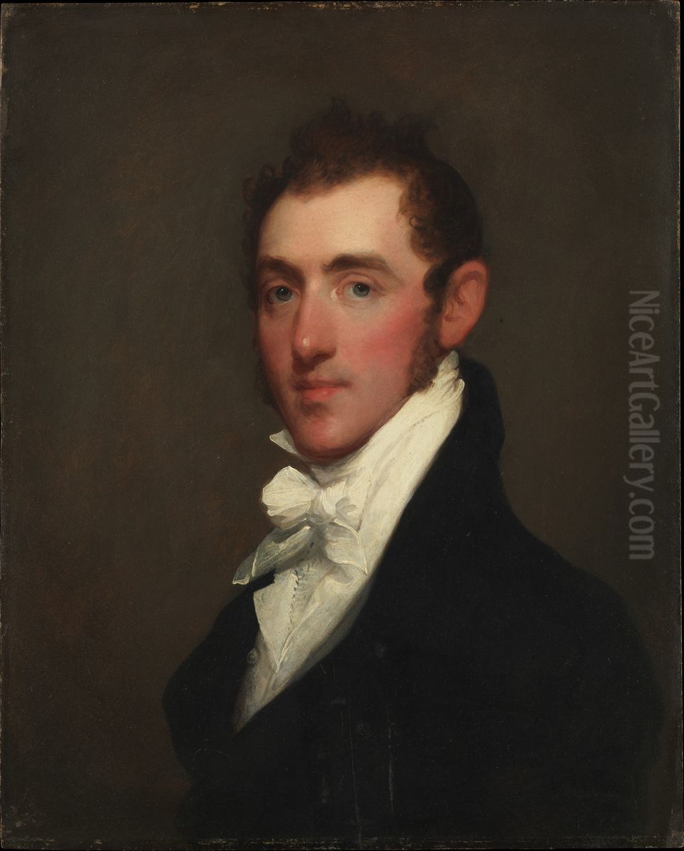 Henry Rice Oil Painting by Gilbert Stuart