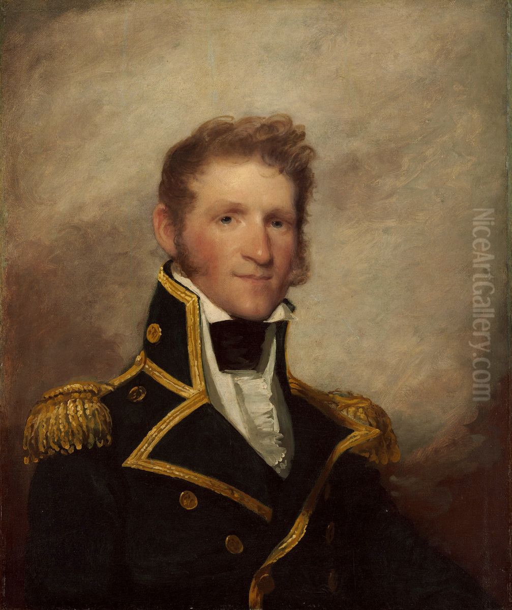 Commodore Thomas Macdonough Oil Painting by Gilbert Stuart