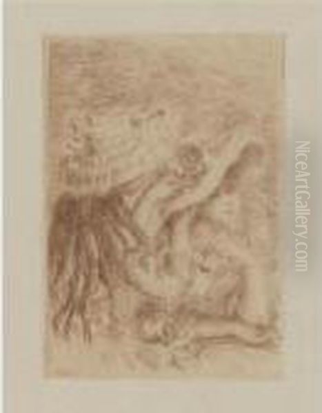 Le Chapeau Epingle, 3
E
 Planche (d., S. 8) Oil Painting by Pierre Auguste Renoir