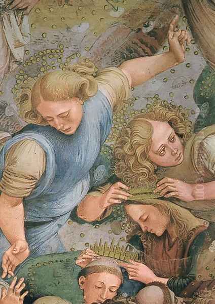 The Elect (detail-1) 1499-1502 Oil Painting by Francesco Signorelli