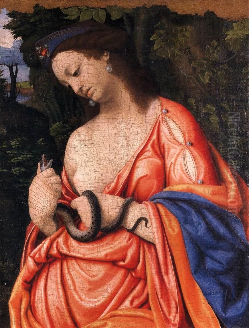 Cleopatra Oil Painting by Andrea Solari