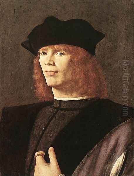 Portrait of a Man c. 1500 Oil Painting by Andrea Solari