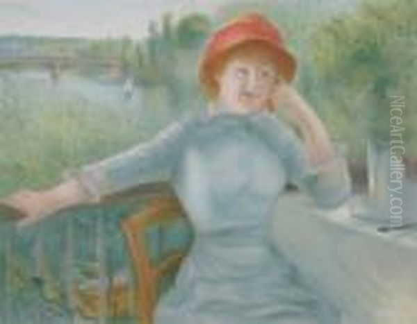 Alphonsine, A Group Of 
Twenty-four Large Edition Prints, Together With One Print Of Two Young 
Girls. Oil Painting by Pierre Auguste Renoir