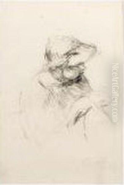 Portrait Of A Girl Oil Painting by Pierre Auguste Renoir