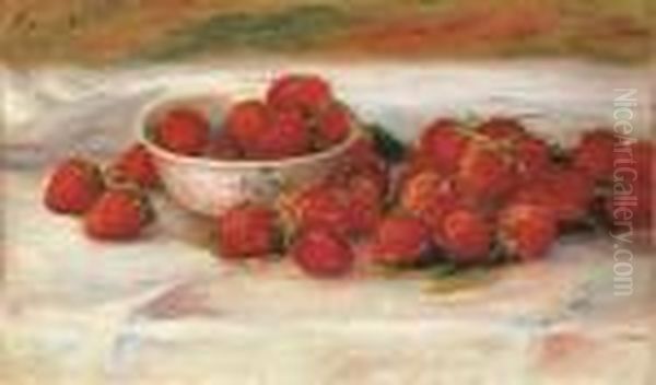 Fraises Oil Painting by Pierre Auguste Renoir