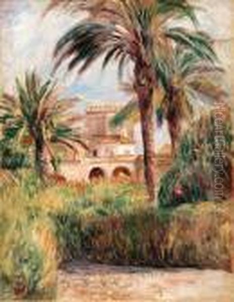 Le Jardin D'essai Alger
Oil On Canvas Oil Painting by Pierre Auguste Renoir