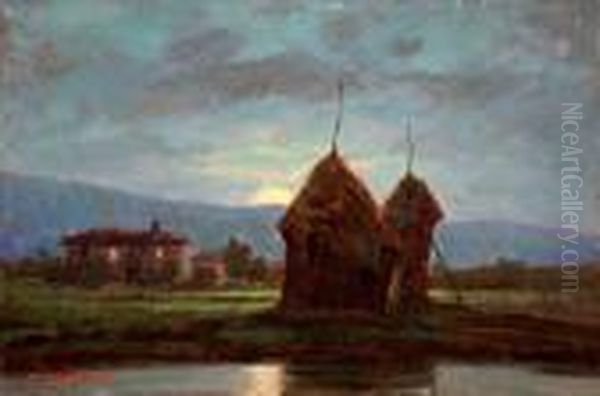 Notturno Oil Painting by Renuccio Renucci