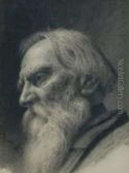 Highly Detailed Pencil Drawing Oil Painting by Repin Iliya