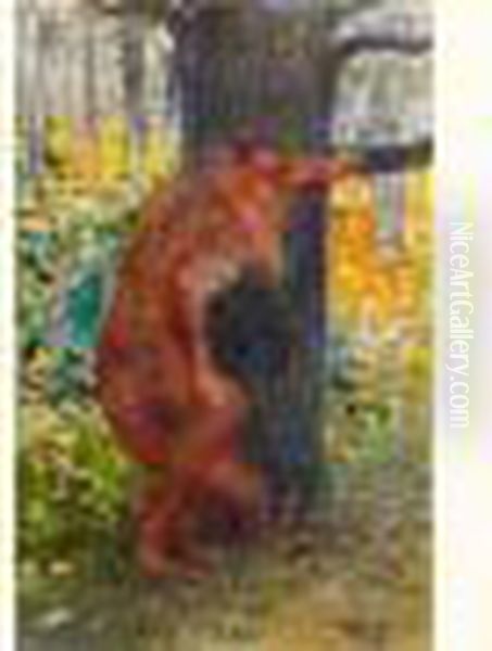 Wood Demon Oil Painting by Repin Iliya