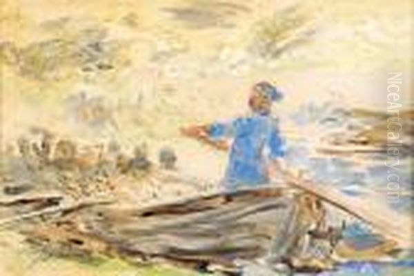 Black Sea Cossacks Oil Painting by Repin Iliya