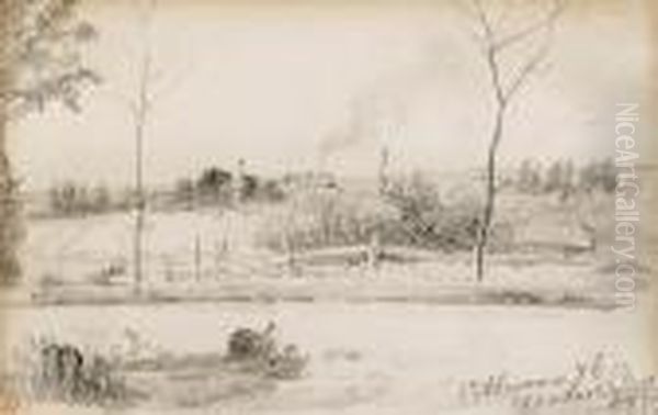 Rural Landscape Oil Painting by Repin Iliya