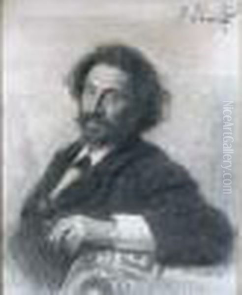 Portrait D'homme Oil Painting by Repin Iliya