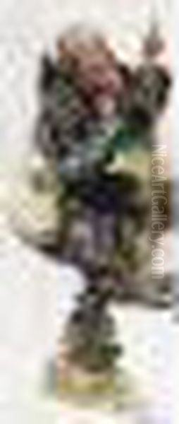 The Foreigner, C.1881 Oil Painting by Repin Iliya