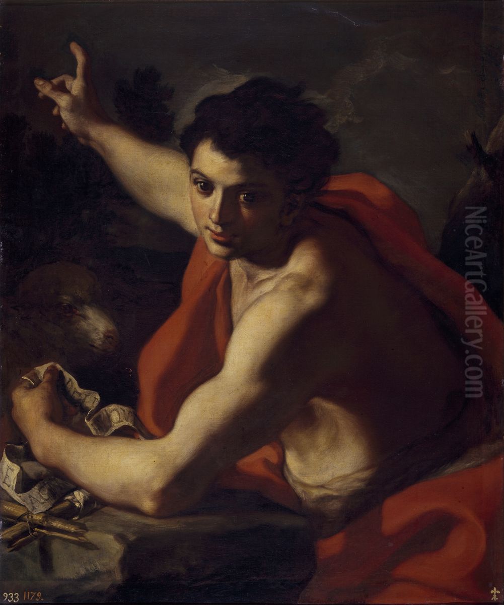 Saint John the Baptist Oil Painting by Francesco Solimena