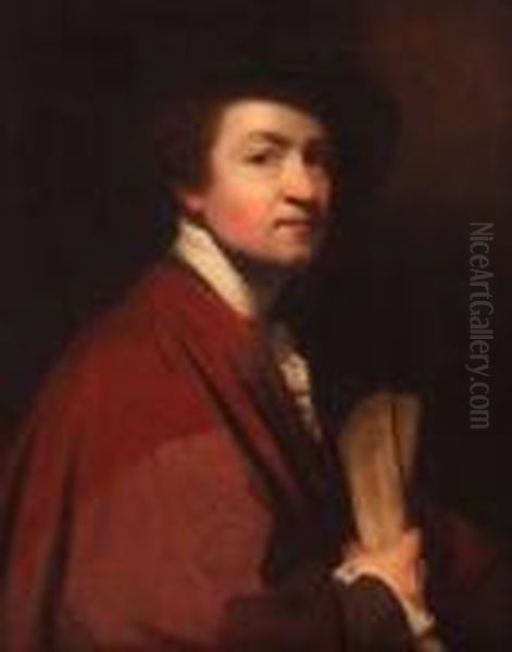 Self-portrait Oil Painting by Sir Joshua Reynolds