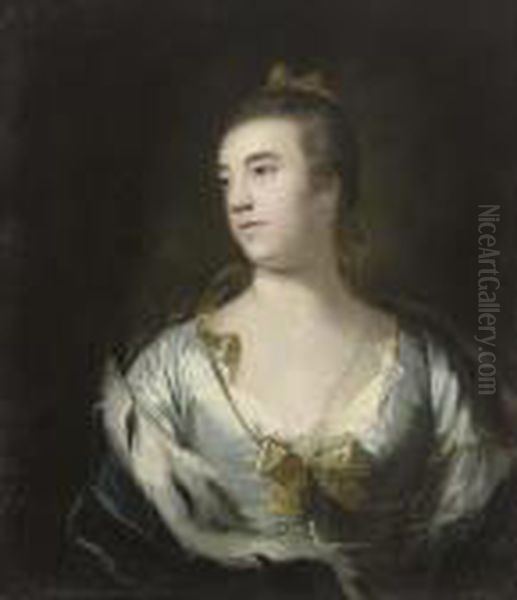 Portrait Of A Lady Oil Painting by Sir Joshua Reynolds