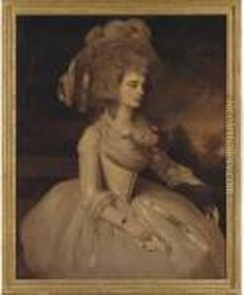 Portrait Of Selina, Lady Skipwith Oil Painting by Sir Joshua Reynolds