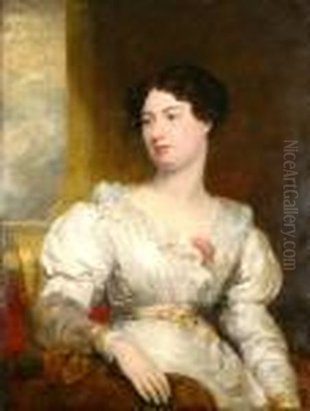 Portrait Of A Lady Oil Painting by Sir Joshua Reynolds