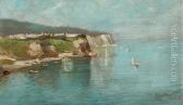 Costa Amalfitana Oil Painting by Oscar Ricciardi