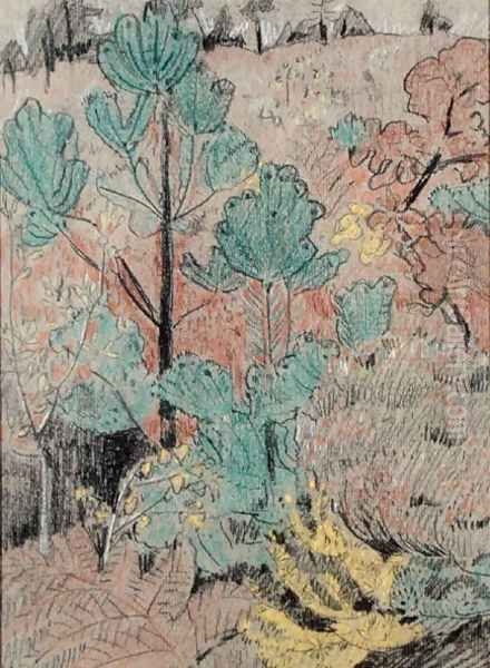 Undergrowth 2 Oil Painting by Paul Serusier