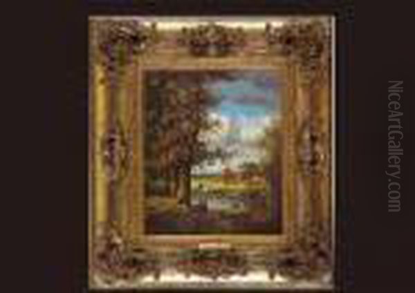 Landscape Oil Painting by Leon Richet