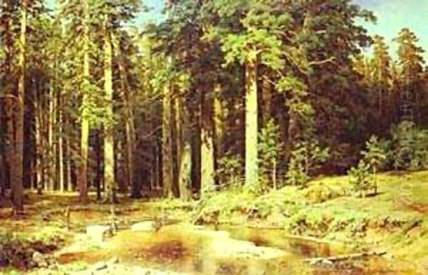 Mast Tree Grove 1898 Oil Painting by Ivan Shishkin