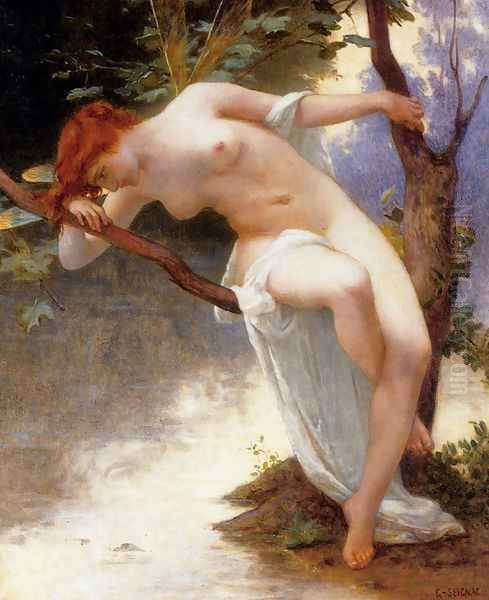 La Libellule I Oil Painting by Guillaume Seignac