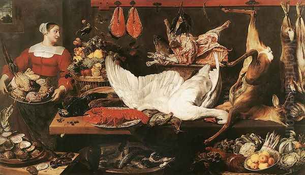 The Pantry Oil Painting by Frans Snyders