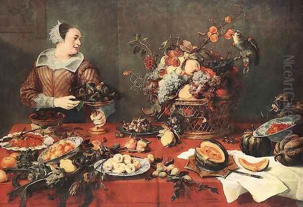 The Fruit Basket Oil Painting by Frans Snyders