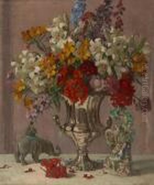 Summer Splendour Oil Painting by David the Elder Richter