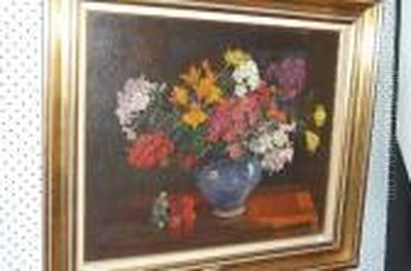 Floral Still Life Oil Painting by David the Elder Richter