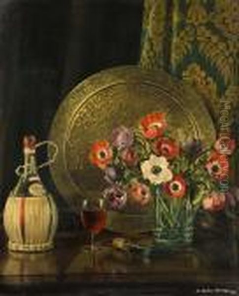 Still Life Oil Painting by David the Elder Richter