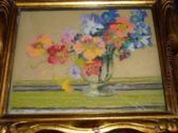 Nasturtium Oil Painting by David the Elder Richter